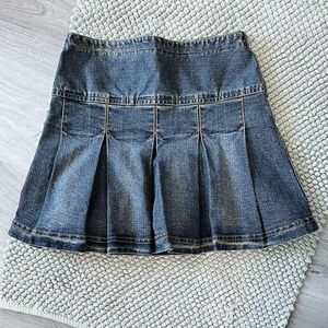Y2K Denim LOLO Skirt
